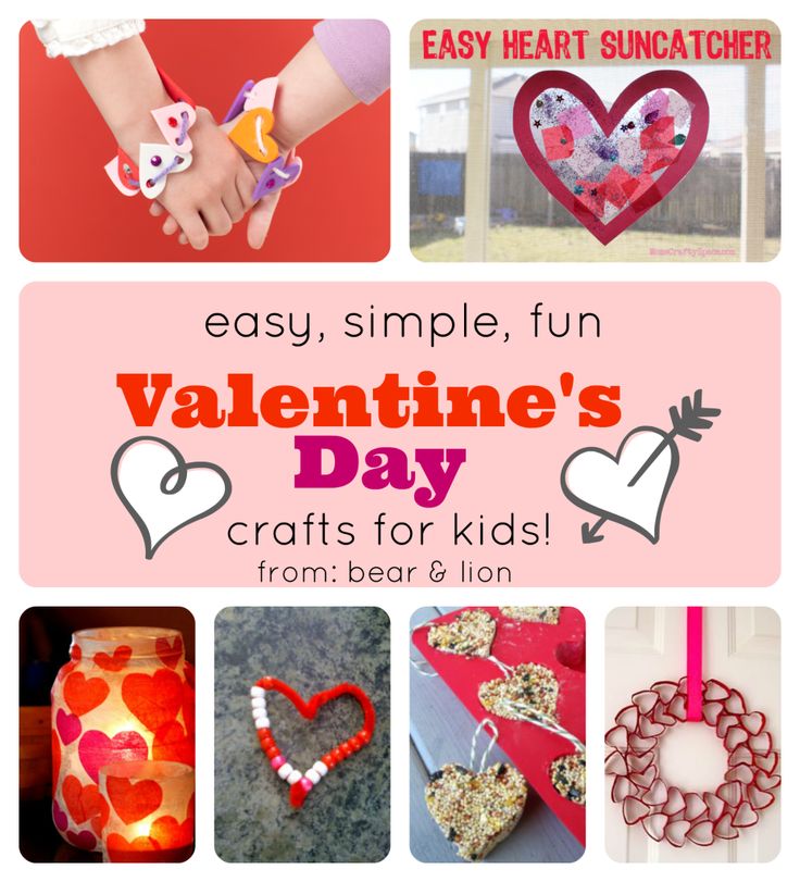 children valentine’s day crafts