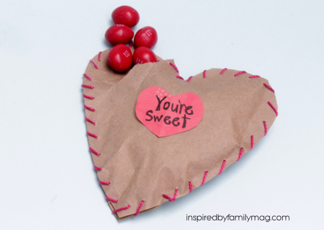 Valentine craft Ideas for kids - Cute Heart pocket