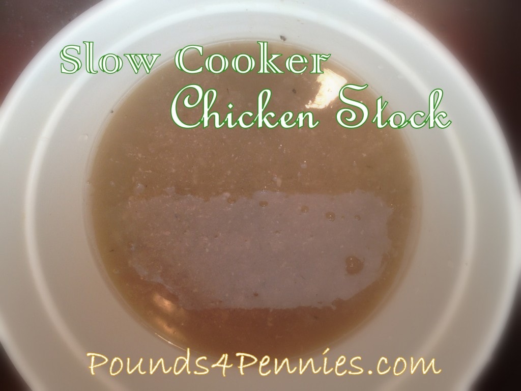 Slow cooker meals Chicken Stock