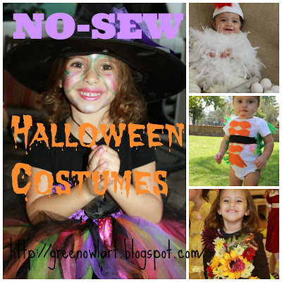 No sew Halloween Costumes