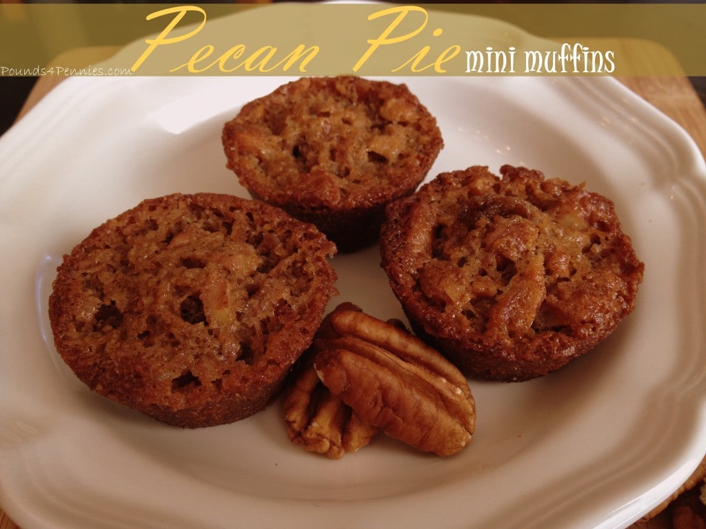 Easy to make Pecan Pie Muffins