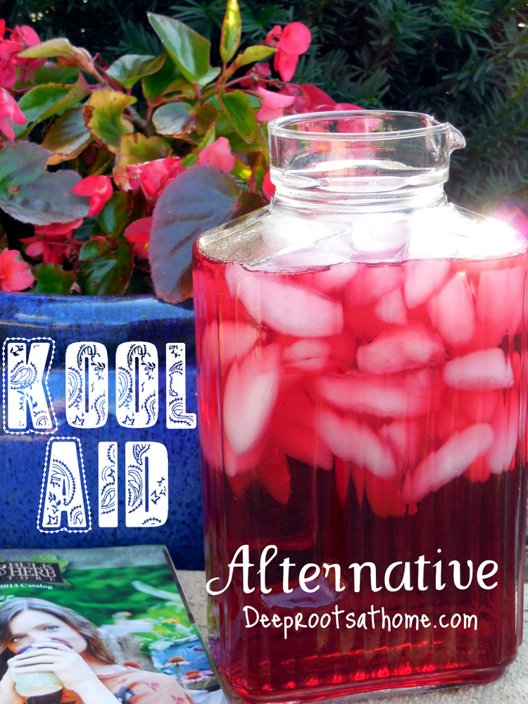 ‘Better Than Kool-Aid’ Recipe, alternative to sugar,  kid approved, children love it, whole leaf stevia, peppermint tea, hibiscus tea, red color, natural, sugar-free, red dye