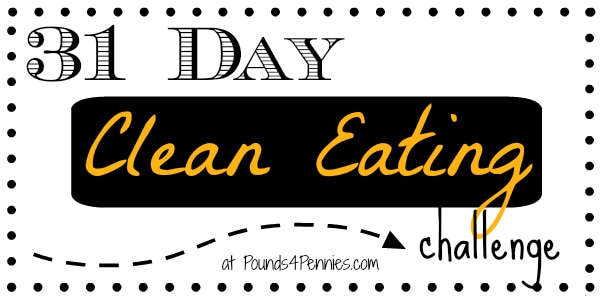31 Day Clean Eating Challenge Title